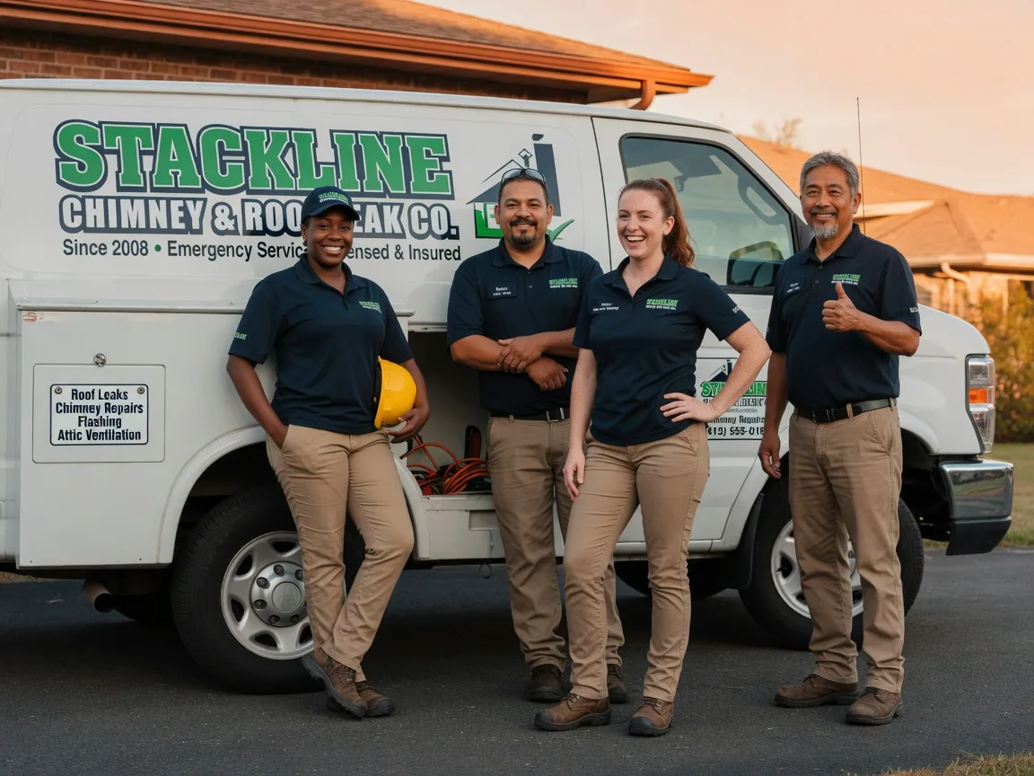 Chimney flashing repair company in Innis, LA